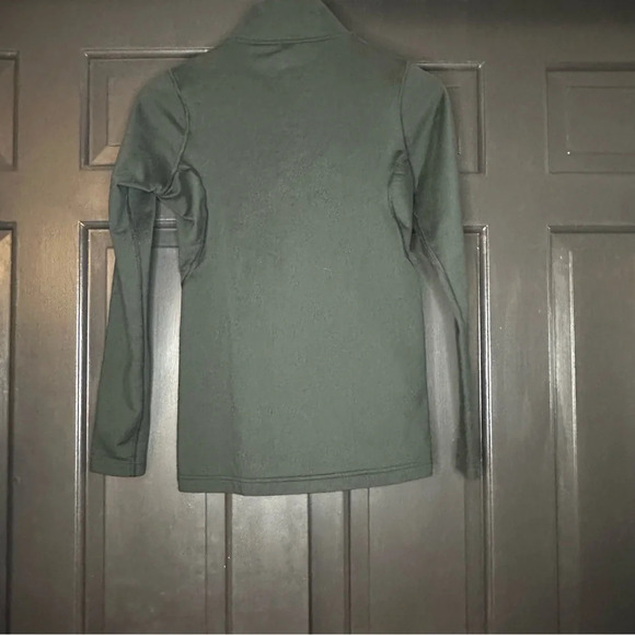Nike women’s Dry fit black quarter zip high neck long sleeve size S Stretch Top - Picture 4 of 10